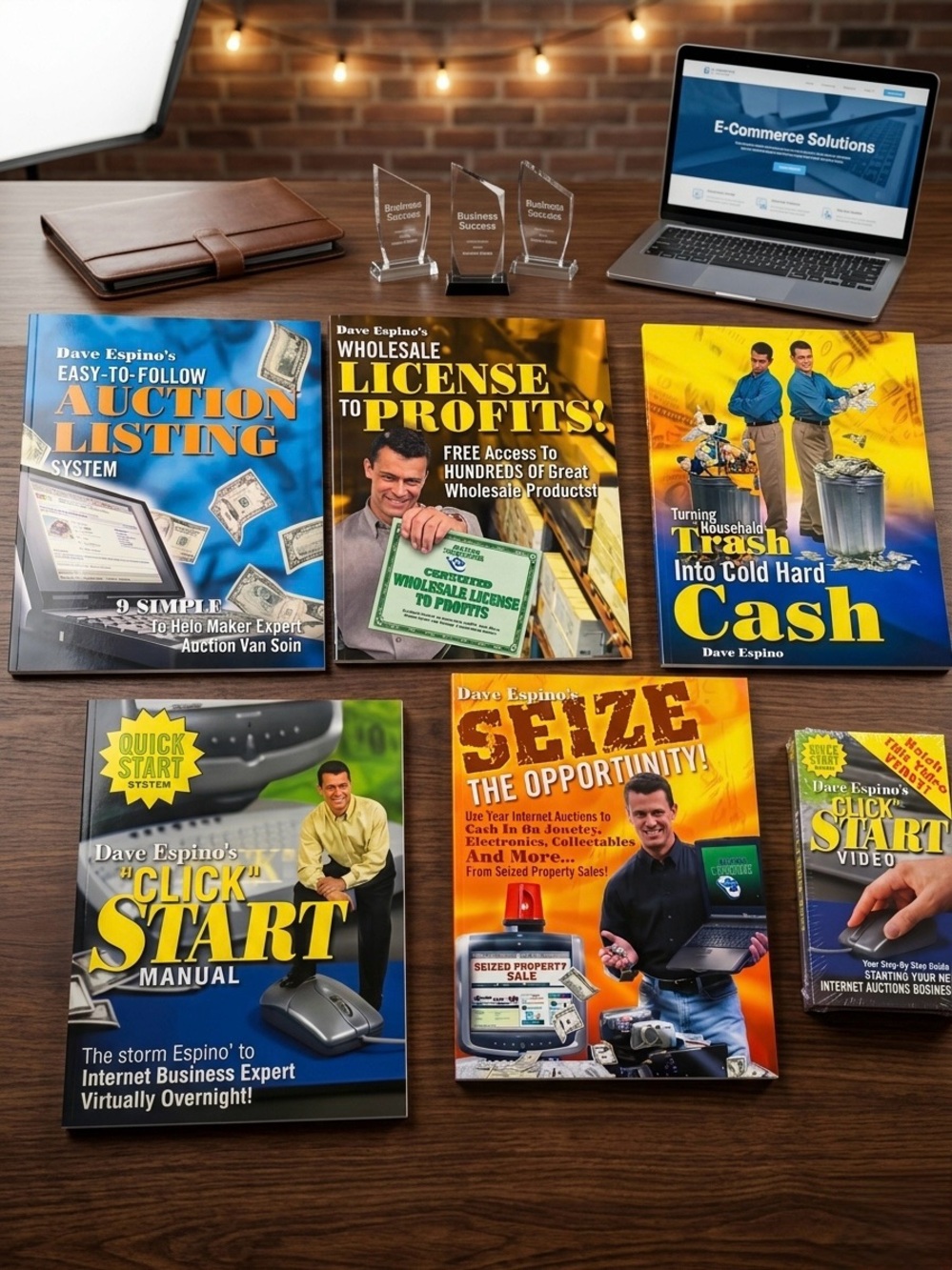 BRAND NEW & FACTORY SEALED Dave Espino's Auctions for Income Quick Start System